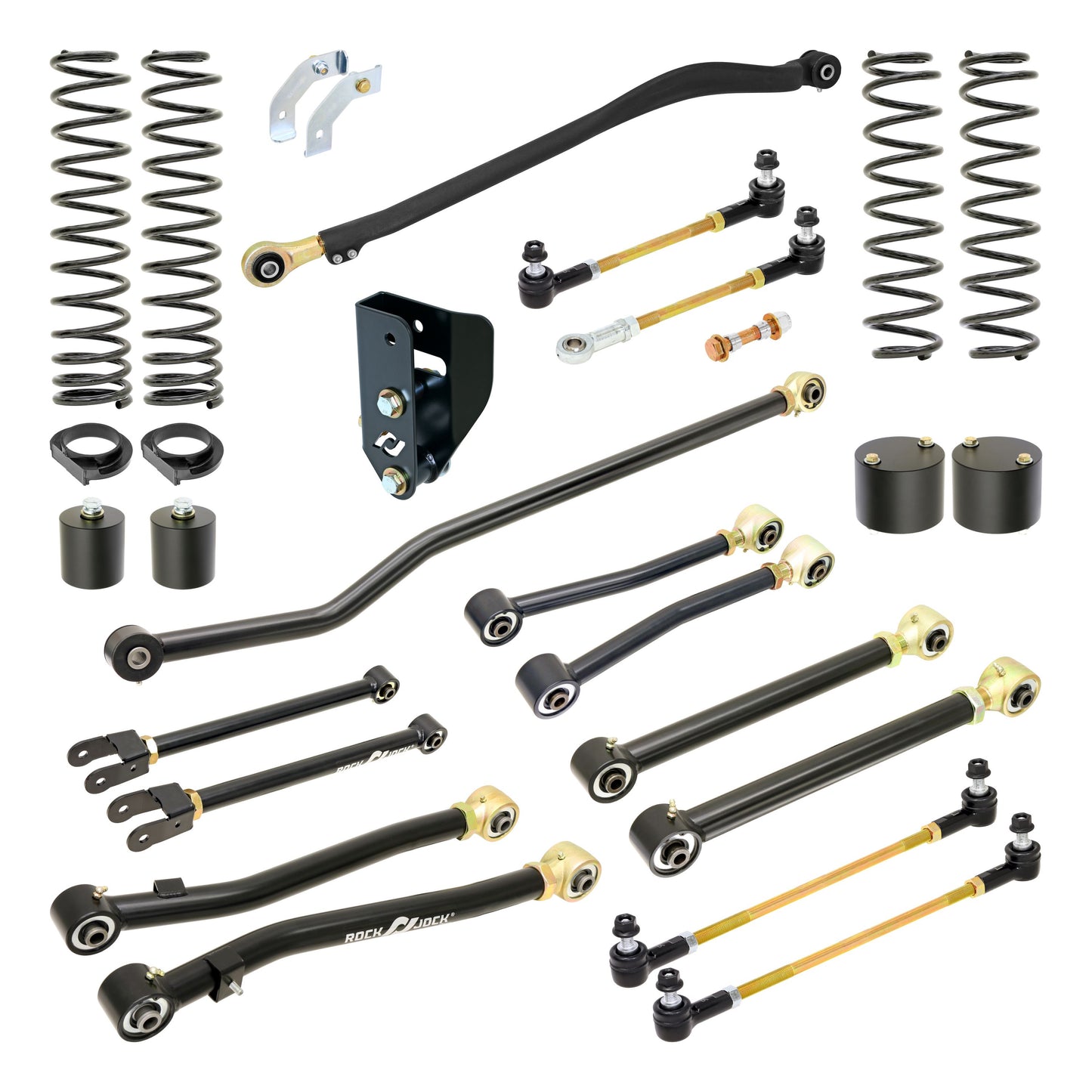 Jeep JL Wrangler w/ Gas V-6, 3.5 in. lift, Pro Edition Johnny Joint Suspension System, RockJock