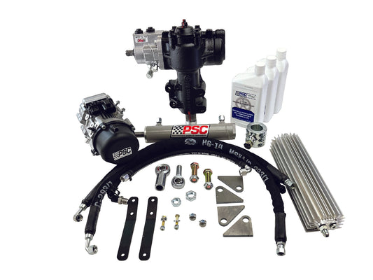 PSC Cylinder Assist™ EHPS Steering Kit for 18-2024 Jeep JL/JLU/JT 2.0/3.6 E Torque & 4XE w/ Front Axle 7.5" Stroke