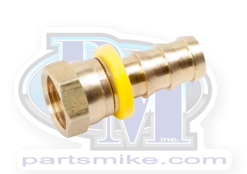 -10 JIC, Low Pressure, Barbed, Return Fitting, (TG130508-1-KIT)