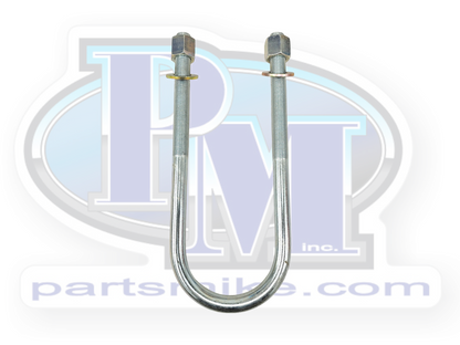 U-Bolt Kit for 3-3/8" Axle Tube, Comes with Spring Plates, Fits: 14 Bolt Full Float, 5/8" x 3-3/8" x 10"