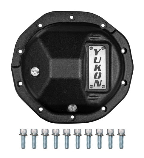 Yukon Rear Nodular Iron Cover for 8.5" GM with 5/16" Cover Bolts,YHCC-GM8.5-S