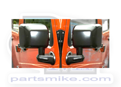 Factory Style Mirror Kit, Right and Left Side Mirror, for 2007-2018 Jeep Wrangler JK, (RD11002.21)